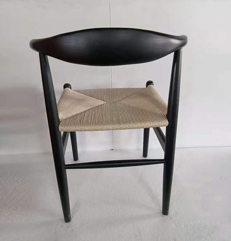 Hannah Chair - Black & Natural Cord - GFURN