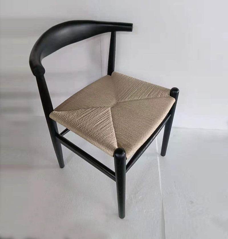 Hannah Chair - Black & Natural Cord - GFURN