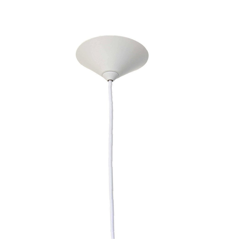 White Pendant Light - Jayda Wide Pendant Lamp - White
