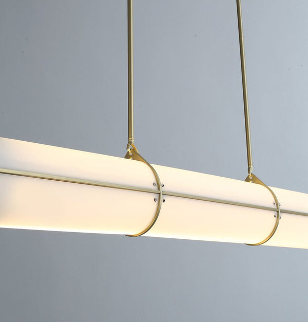 Lesly Pendant Lamp - Gold+White - GFURN