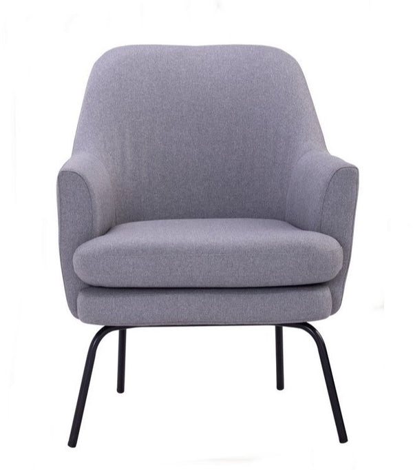 Lucian Lounge Chair - Pewter Grey - GFURN