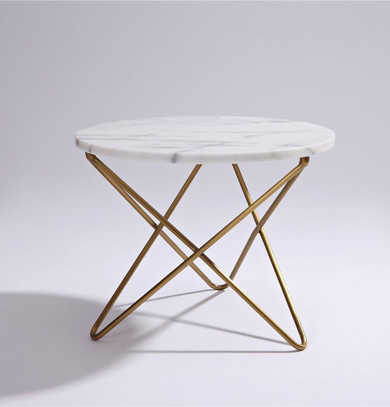Manon Marble Coffee/Side Table - SIDE TABLE - GFURN