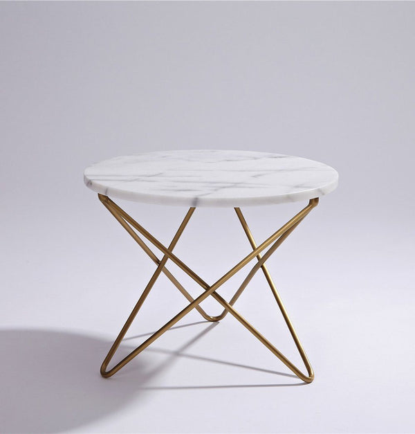 Manon Marble Coffee/Side Table - SIDE TABLE - GFURN